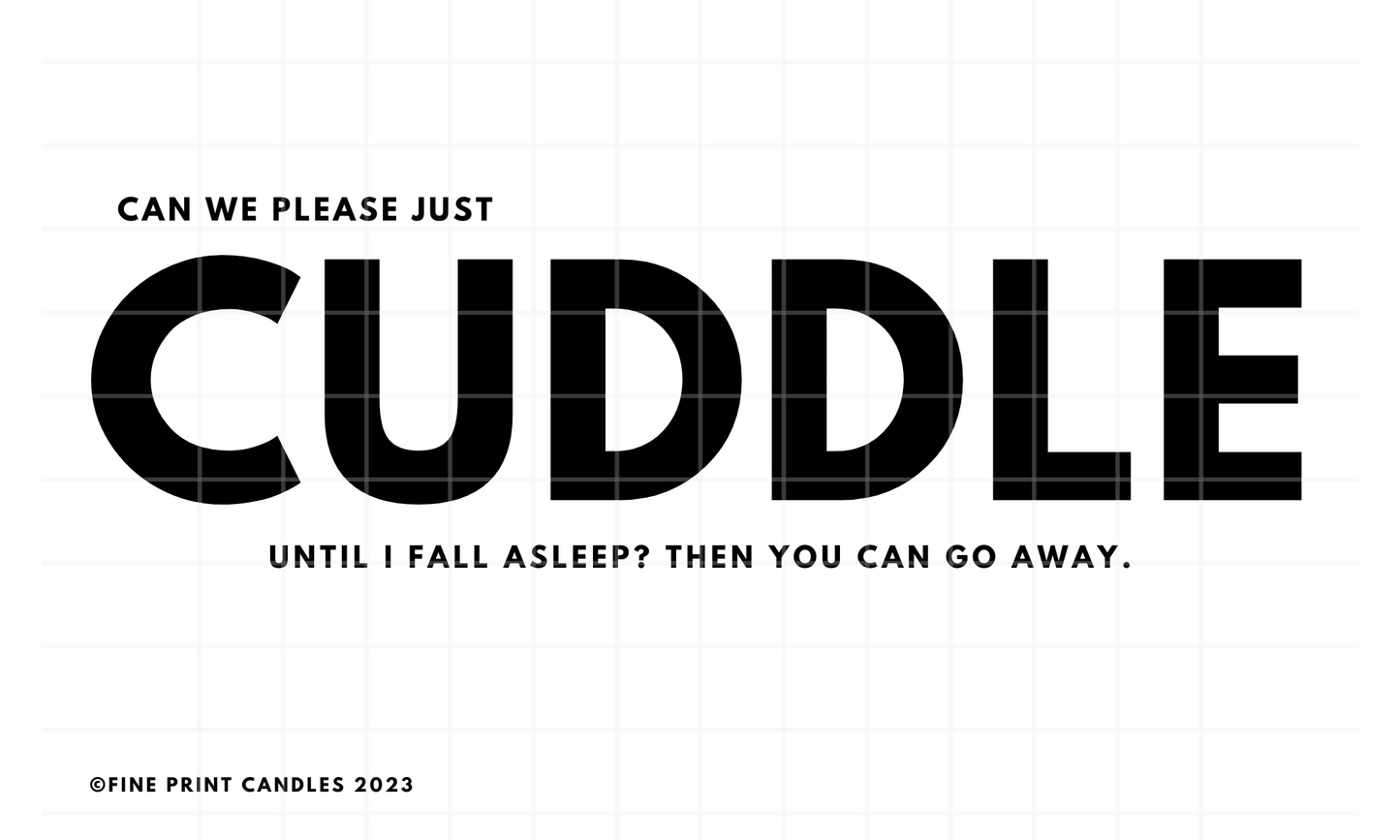 Just Cuddle Ceramic Candle