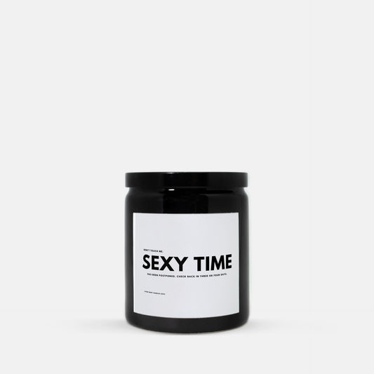 Sexy Time Postponed Ceramic Candle